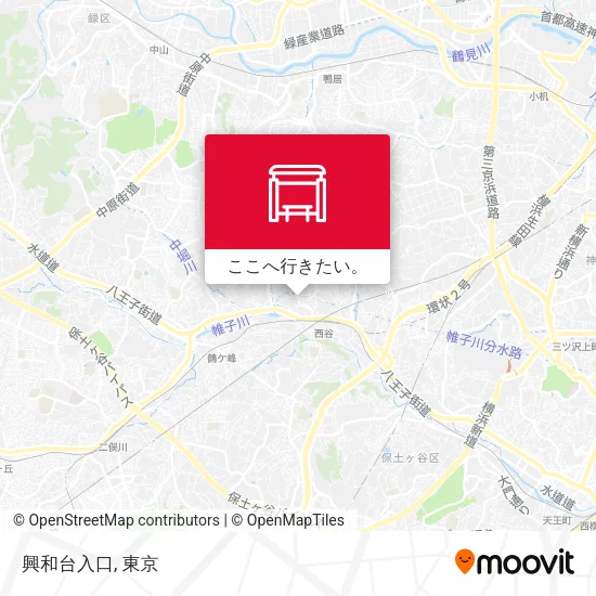 興和台入口地図