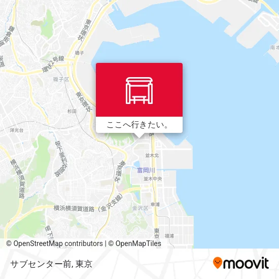 サブセンター前地図