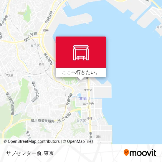 サブセンター前地図