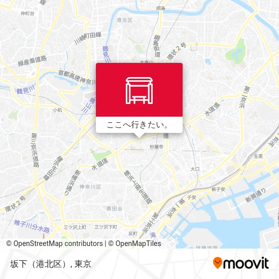 坂下（港北区）地図
