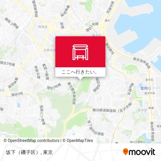 坂下（磯子区）地図