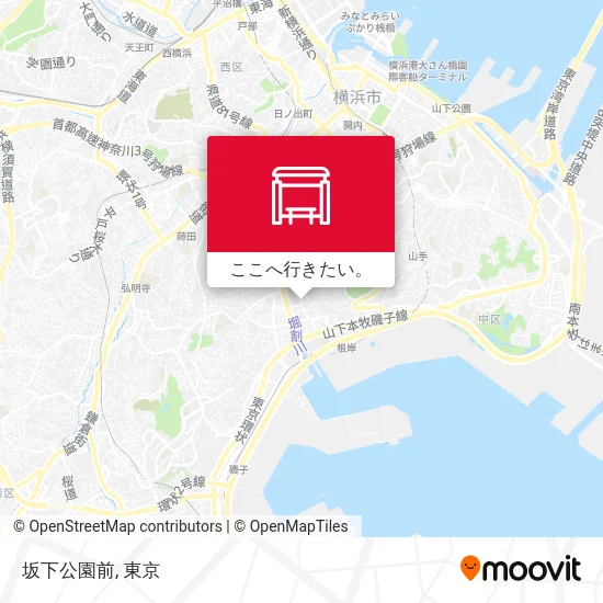 坂下公園前地図