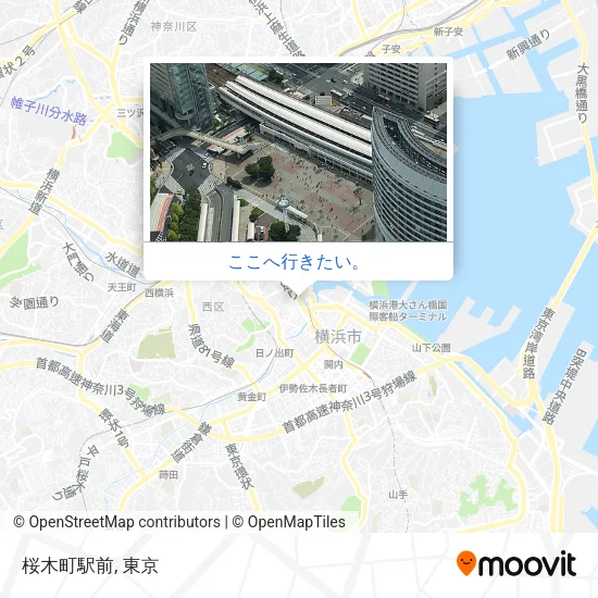 桜木町駅前地図