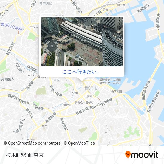 桜木町駅前地図