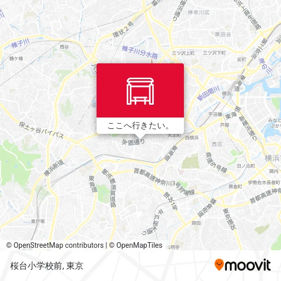 桜台小学校前地図
