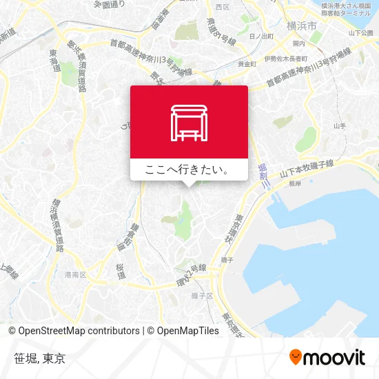 笹堀地図