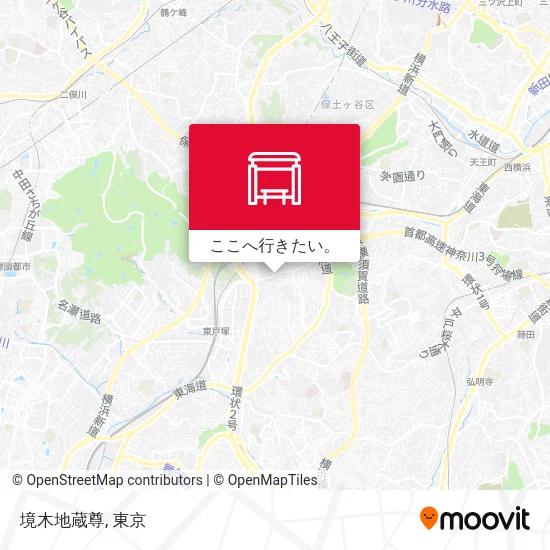 境木地蔵尊地図