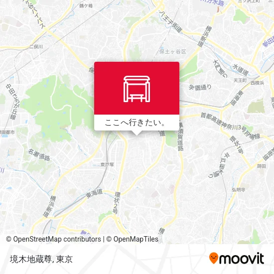 境木地蔵尊地図