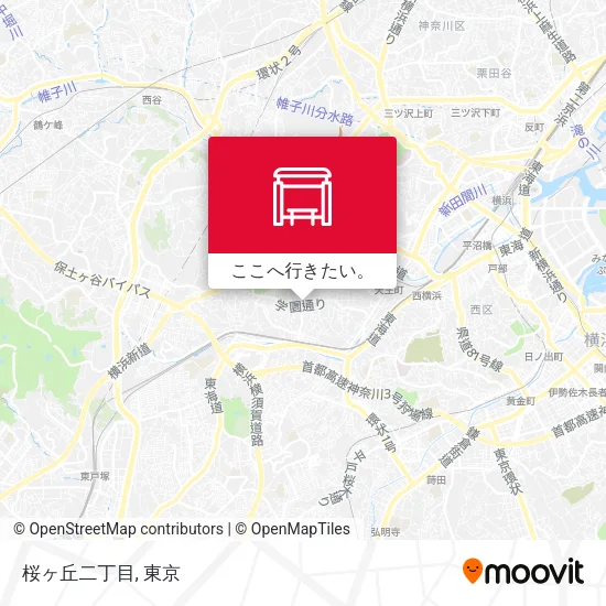 桜ヶ丘二丁目地図