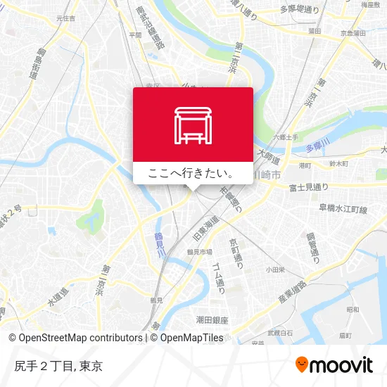 尻手２丁目地図