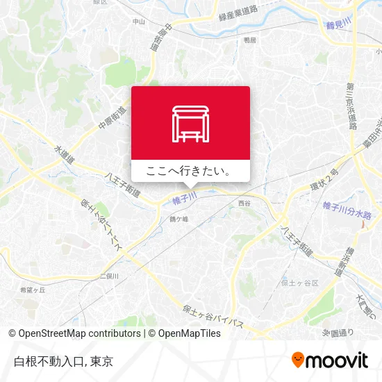 白根不動入口地図