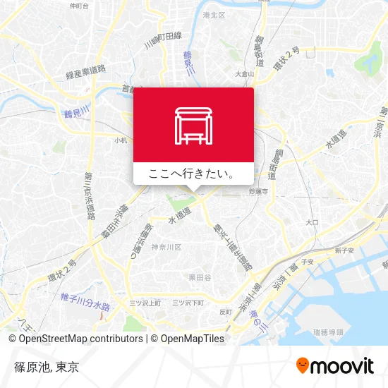 篠原池地図