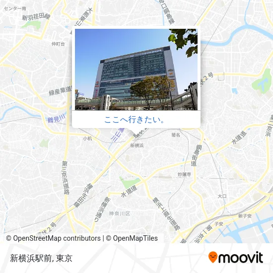 新横浜駅前地図