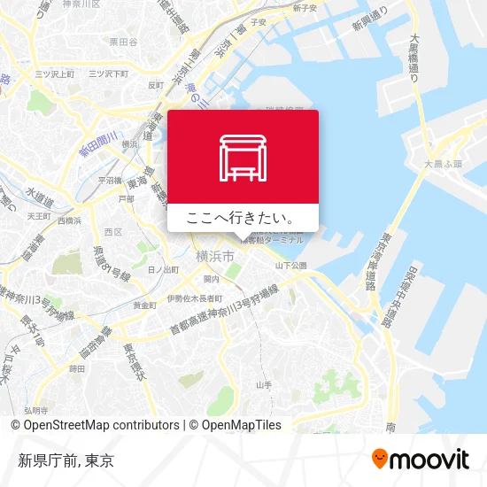 新県庁前地図