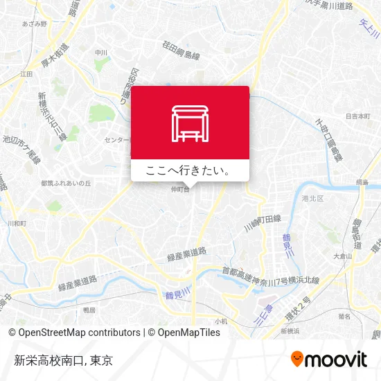 新栄高校南口地図