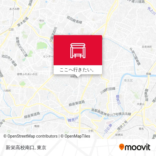 新栄高校南口地図