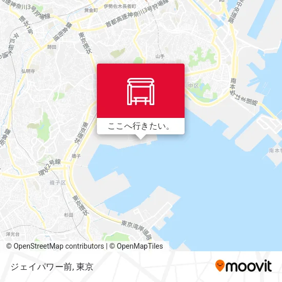 ジェイパワー前地図