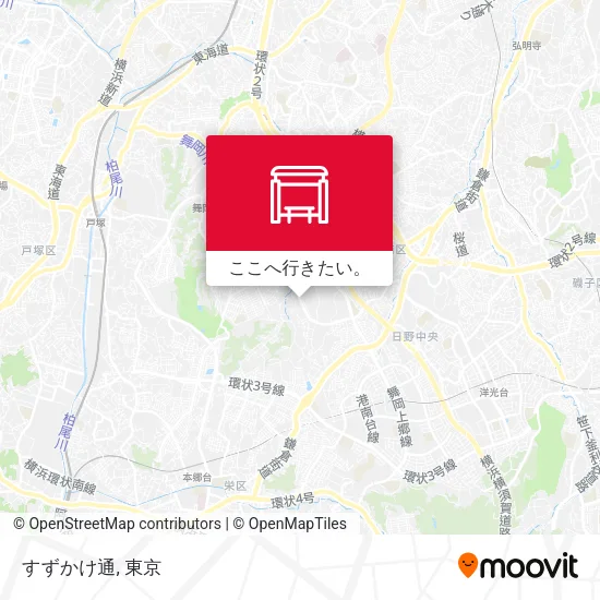 すずかけ通地図