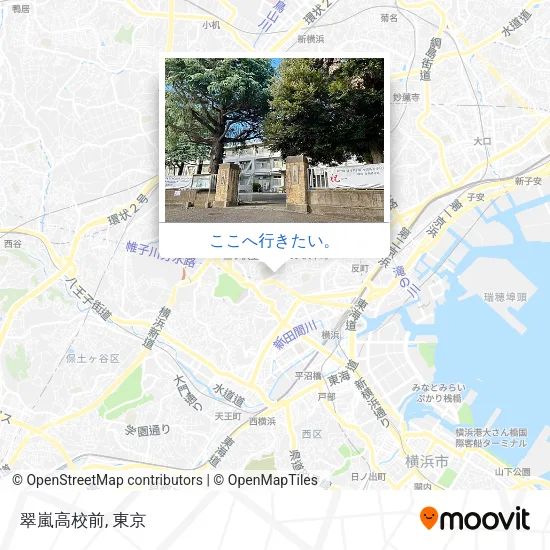 翠嵐高校前地図