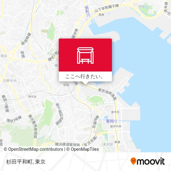 杉田平和町地図