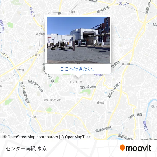 センター南駅地図