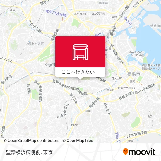 聖隷横浜病院前地図