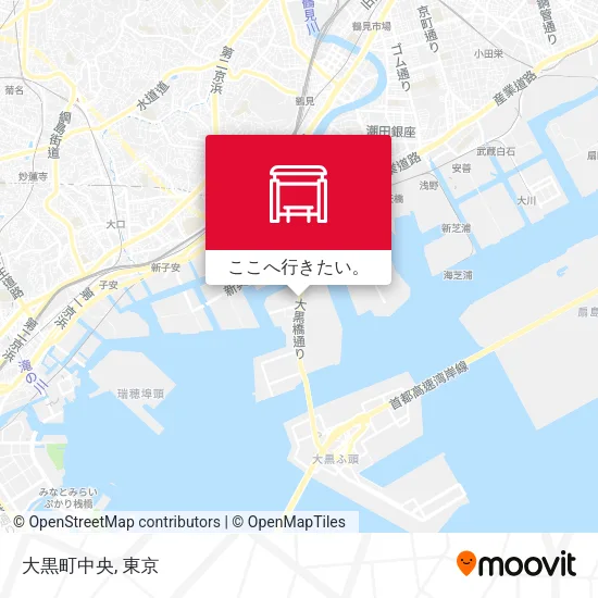 大黒町中央地図