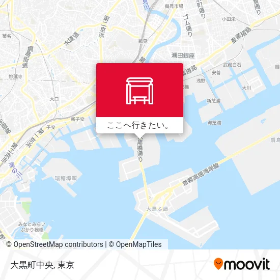 大黒町中央地図