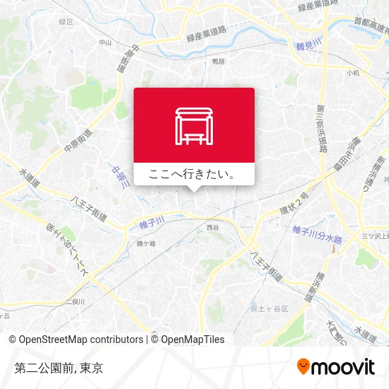 第二公園前地図