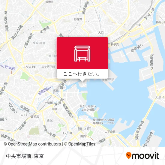 中央市場前地図
