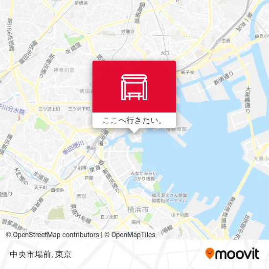 中央市場前地図