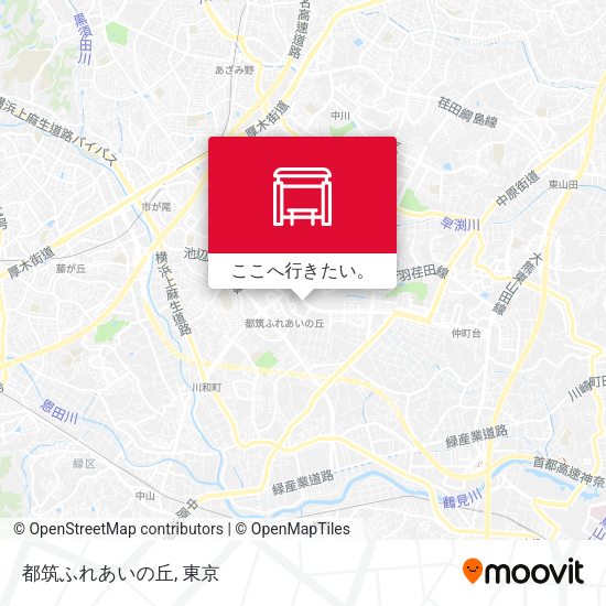 都筑ふれあいの丘地図