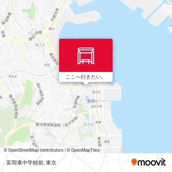 富岡東中学校前地図