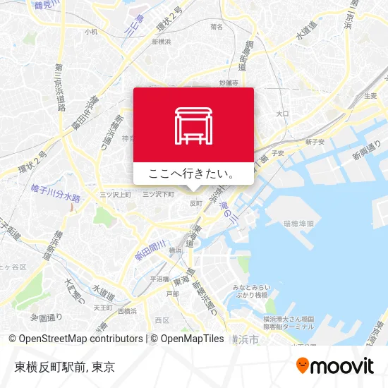 東横反町駅前地図