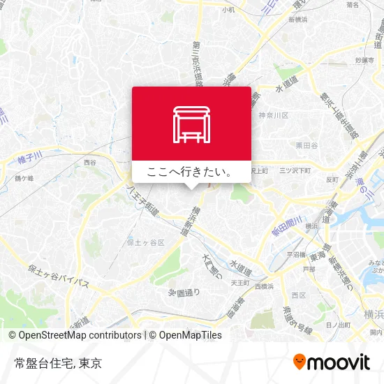 常盤台住宅地図