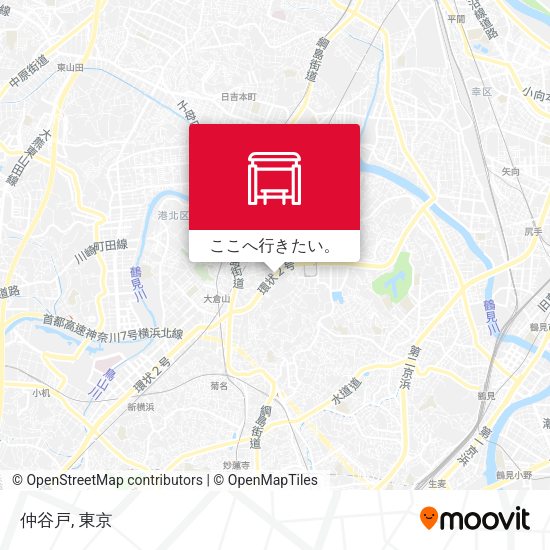 仲谷戸地図