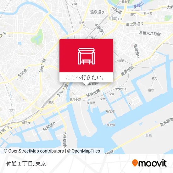 仲通１丁目地図