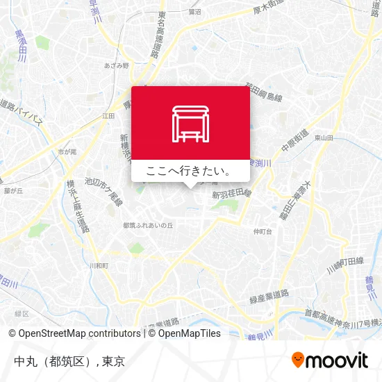 中丸（都筑区）地図