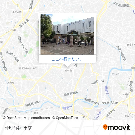 仲町台駅地図