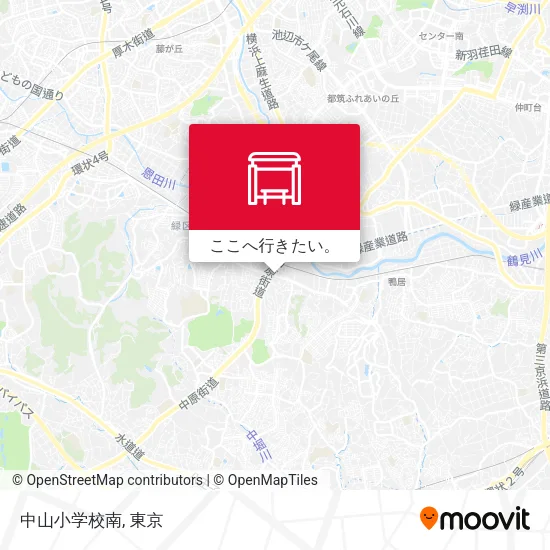 中山小学校南地図