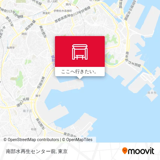 南部水再生センター前地図