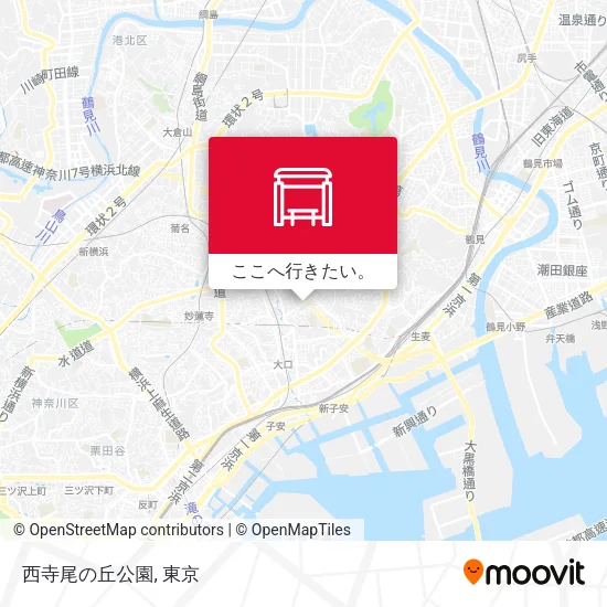 西寺尾の丘公園地図