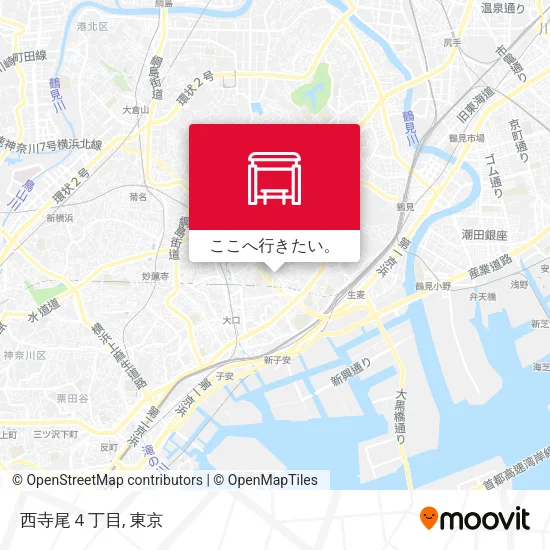 西寺尾４丁目地図