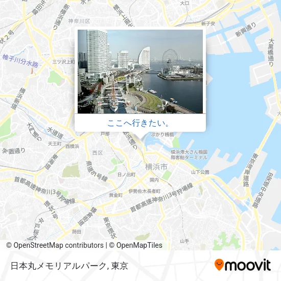 日本丸メモリアルパーク地図