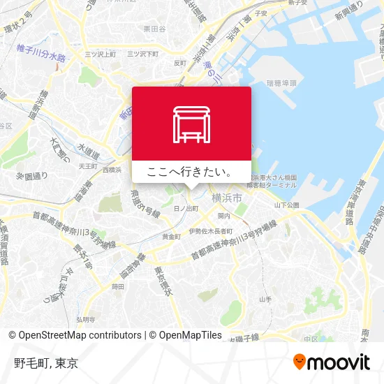 野毛町地図