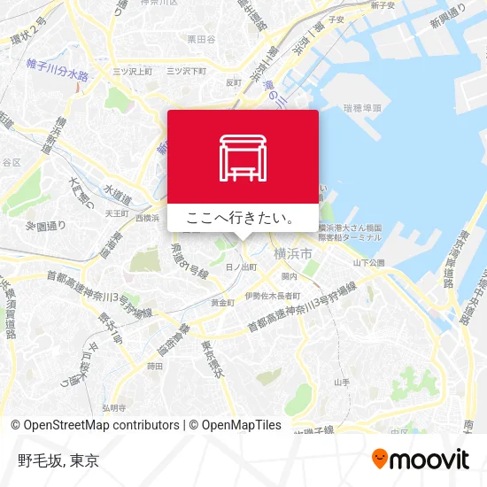 野毛坂地図