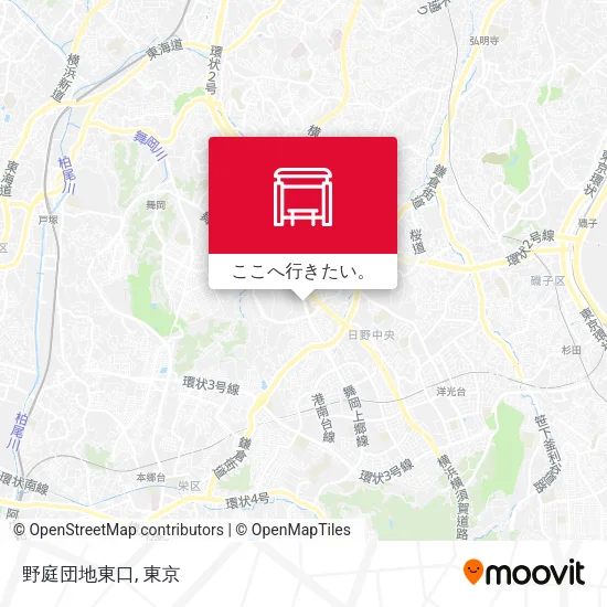 野庭団地東口地図