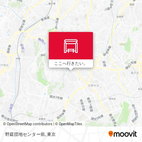 野庭団地センター前地図