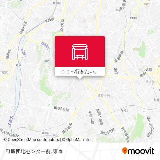 野庭団地センター前地図