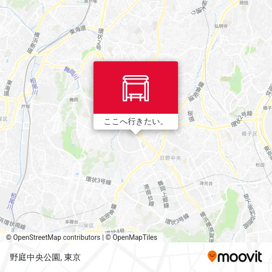 野庭中央公園地図